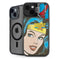 DC Comics Wonder Woman Vintage Profile iPhone 15 Kickstand Case